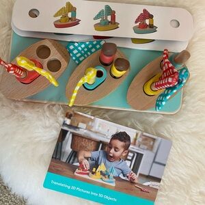 Lovevery Analyst Boat Pattern Match Boats & Cards Set